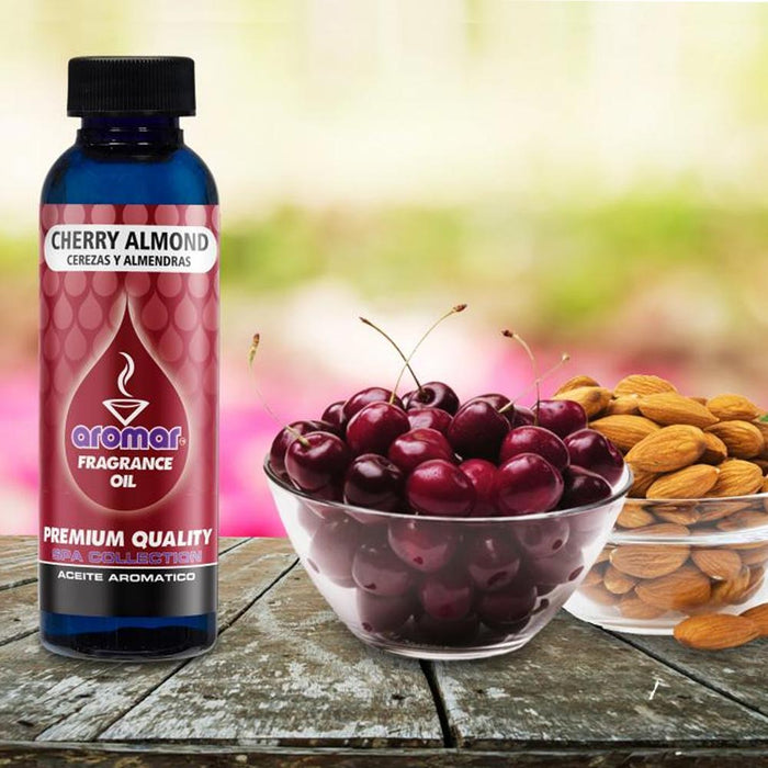 Cherry Almond Scent Fragrance Oil Aroma Therapy Home Air Burning Diffuser 2 Oz
