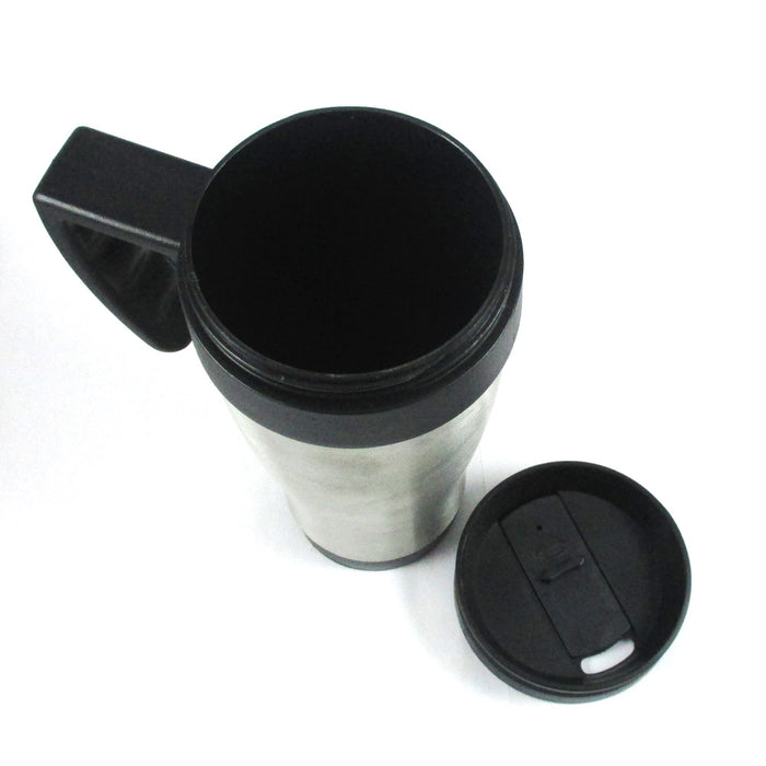 Stainless Steel Insulated Double Wall Travel Coffee Tea Mug Cup 14 Oz Thermo New