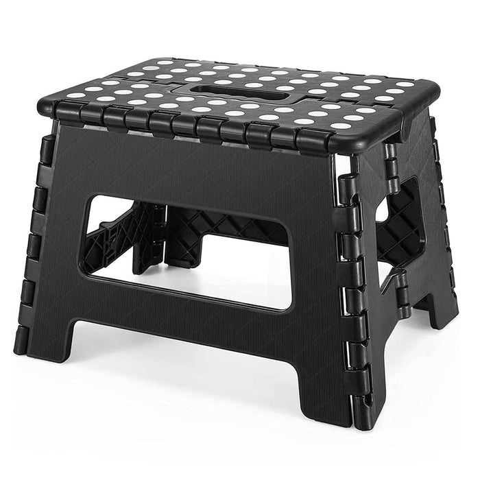 Folding Step Stool 9" Heavy Duty Kids Adults Fold Up Collapsible Durable Compact