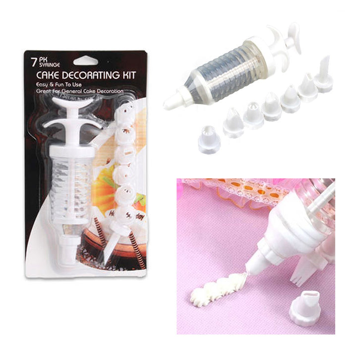 Cake Decorating Supplies Kit Cupcake Baking Icing Tips Pastry Frosting Syringe