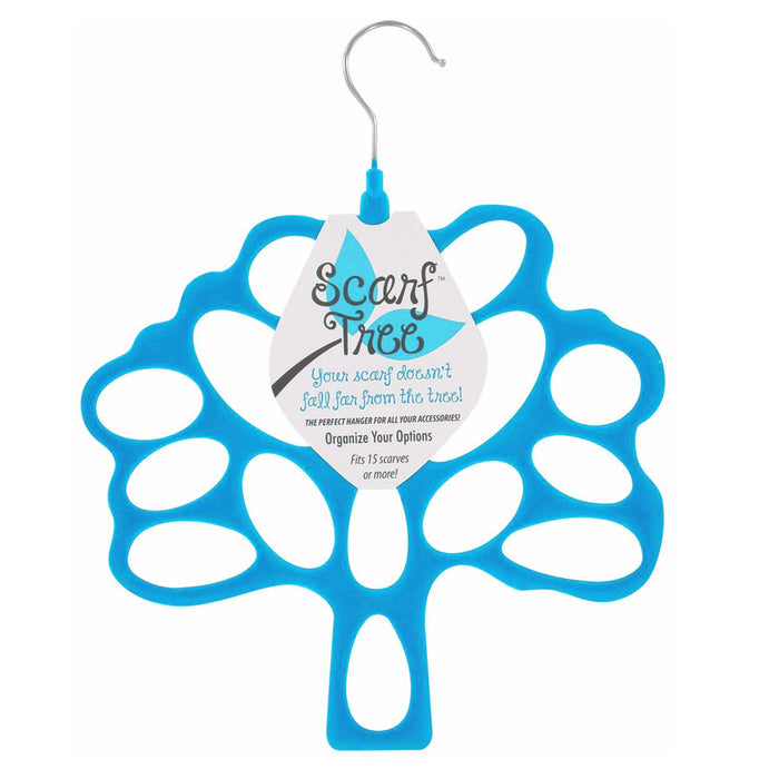 2 Ring Shawl Scarf Holder Tie Hanger Belt Closet Clothes Organizer Hook Storage