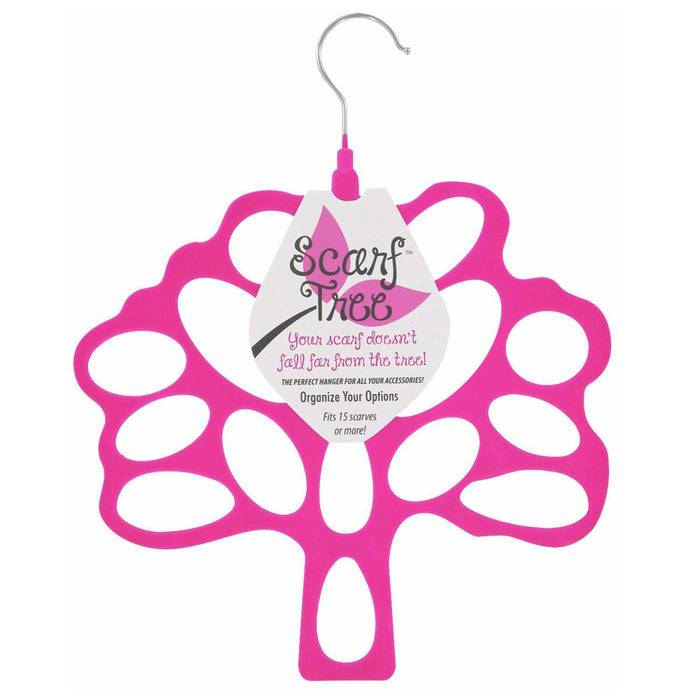 2 Ring Shawl Scarf Holder Tie Hanger Belt Closet Clothes Organizer Hook Storage