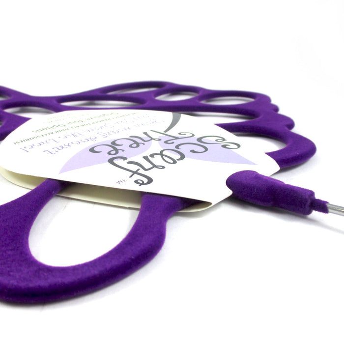 2 Ring Shawl Scarf Holder Tie Hanger Belt Closet Clothes Organizer Hook Storage