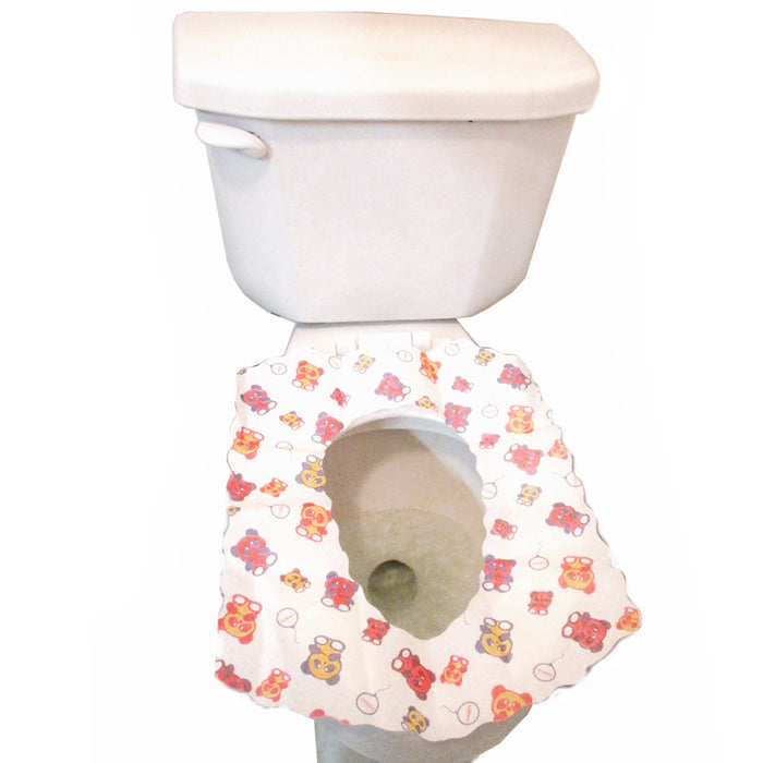 25 Kids Disposable Toilet Seat Covers Public Restroom Potty Toddler Train Travel
