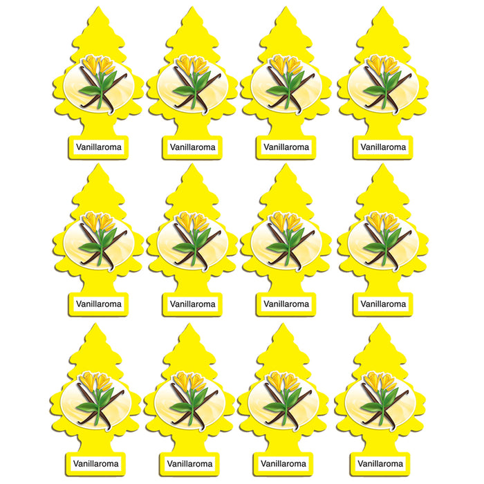 12 Little Trees Car Air Freshener Vanilla Scent Hanging Auto RV Home O —  AllTopBargains