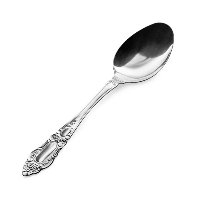 12 Pc Dinner Spoons Stainless Steel Silverware Cutlery Soup Utensil Flatware Set