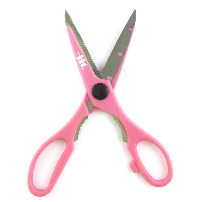 Kitchen Scissor Heavy Duty Meat Multipurpose Stainless Steel Food Shears Pink