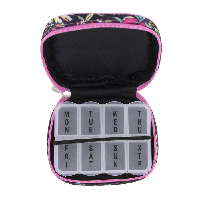 1 Portable Fashion Pill Box Case Smart Vitamin Weekly Medicine Travel Holder New