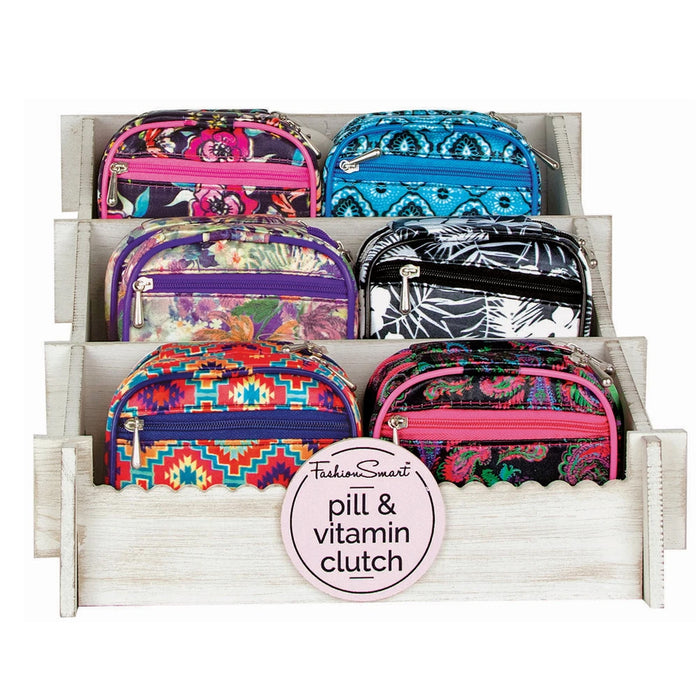 1 Portable Fashion Pill Box Case Smart Vitamin Weekly Medicine Travel Holder New