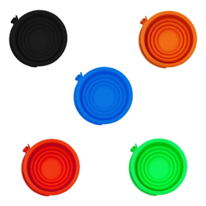 3pc Collapsible Folding Cup Telescopic Drinking Silicone Portable Travel Outdoor