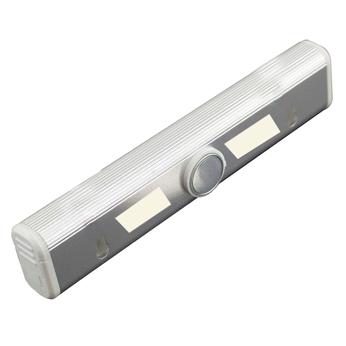2 Pk Magnetic COB LED Night Light Motion Sensor Wireless Cabinet Closet Lamp Bar