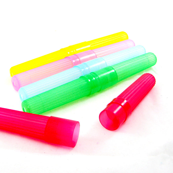 5 Travel Camping Bathroom Toothbrush Holder Tube Plastic Cover Protect Case Box