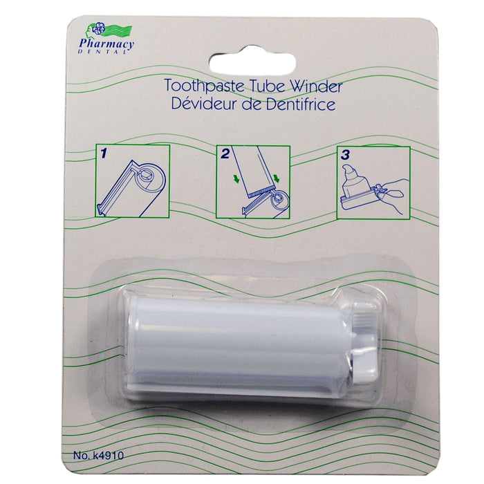 1 Plastic Rolling Toothpaste Tube Easy Squeezer Dispenser Holder Sucker Hanger !