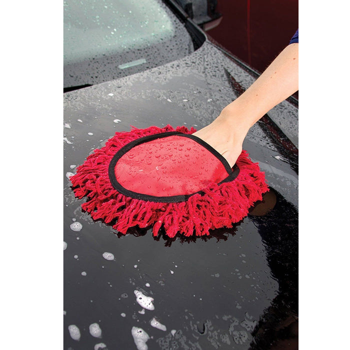 5PC Car Washing Cleaning Kit Auto Vehicle Wash Mitt Glove Dust Glass Clean Tools