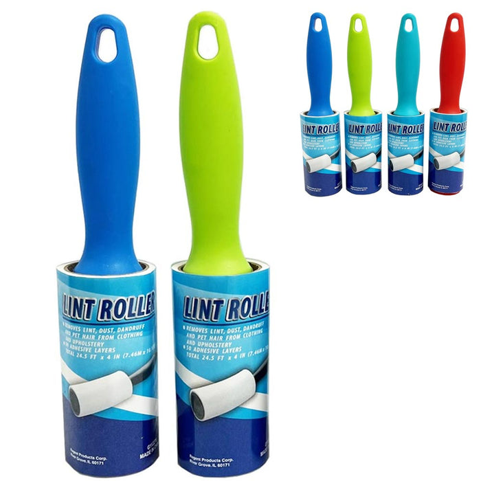 2 PC Extra Sticky Lint Roller For Dog Cat Pet Hair Clothing Remover 100 Sheets