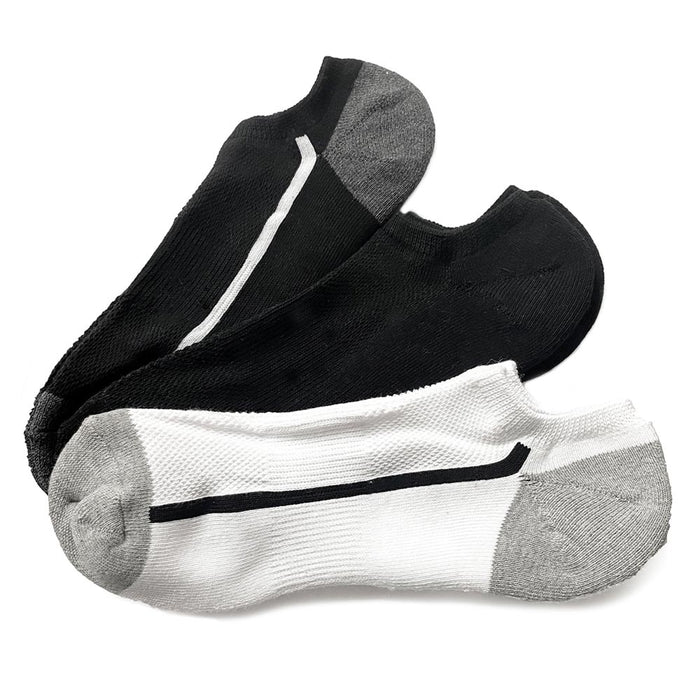 12 Pairs Invisible No Show Ankle Socks Nonslip Low Cut Breathable 9-11 Men Woman