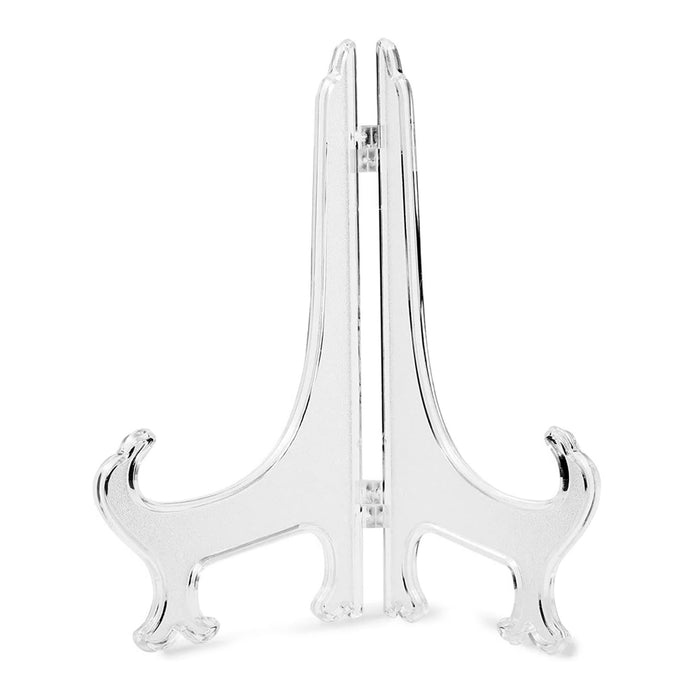 12 PC Set Display Easel Plastic Stand Clear Picture Frame Art Crafts 7" Holders