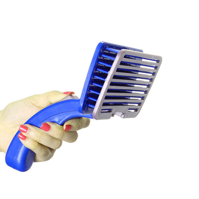 Self Cleaning Slicker Brush Dog Cat Pet Grooming Brush Shedding Brush Comb Rake