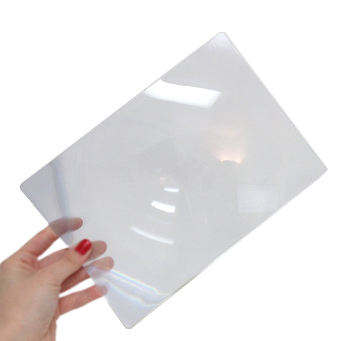 2 PK Full Page Magnifying Sheet Fresnel Lens 3X Magnifier Reading Aid 7" x 9.75"