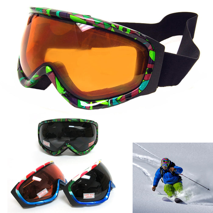 Men Women Snowboard Ski Goggles Snowmobile Anti Fog UV Protection Glasses Winter