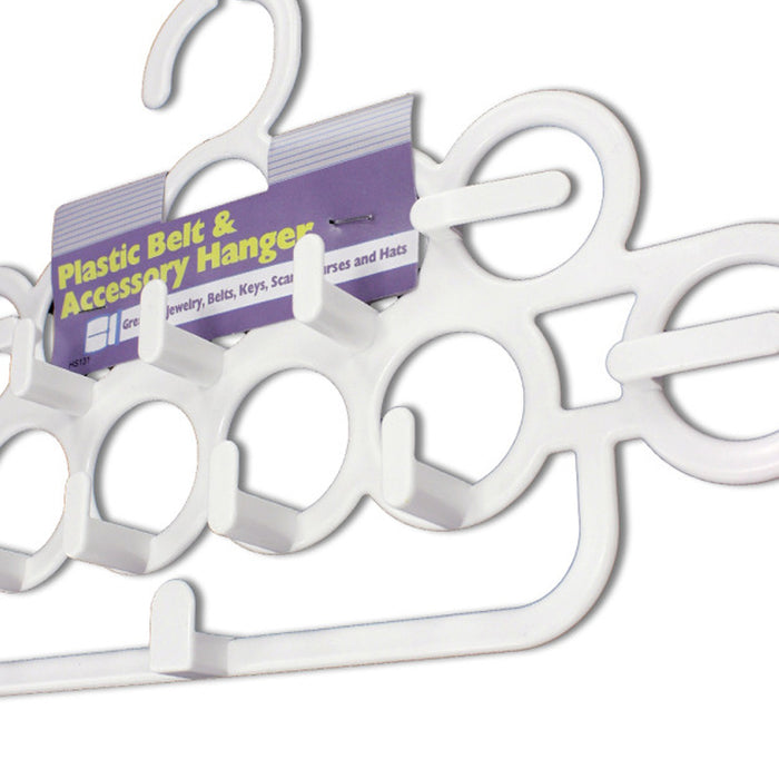 Belt Hanger Rack Closet Organizer Tie Scarf Clothing Accessories Necktie 7 Holes