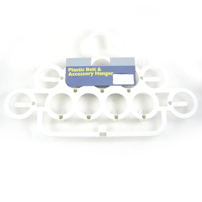 Belt Hanger Rack Closet Organizer Tie Scarf Clothing Accessories Necktie 7 Holes