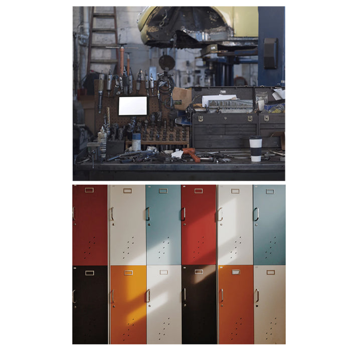 2 Pack Magnetic Glass Mirror Locker Vanity Bathroom School Travel 5 1/4"x6 7/8"