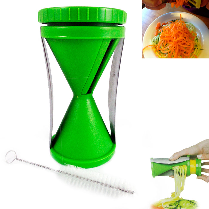 Handheld Vegetables Zoodle Slicer Spiral Manual Spiralizer Cutter Make —  AllTopBargains
