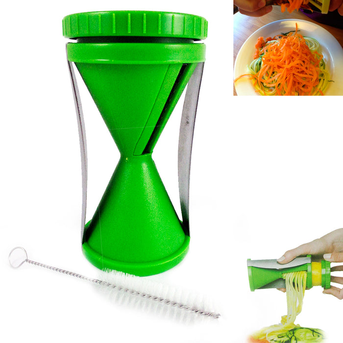 Handheld Vegetables Fruit Slicer Spiral Manual Twister Cutter Maker Kitchen Tool