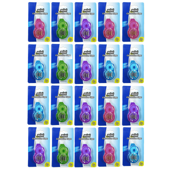 20 Pack White Ink Out Correction Tape Eraser Proof Office School Paper Erase