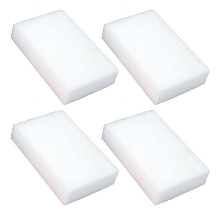 4 Pack White Eraser Sponge Magic Sponge Home Kitchen Bathroom Cleaning Eraser