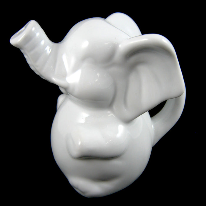 Ceramic Elephant Half Pint Creamer Milk Carton Cup Coffee Water Drink Pitcher !