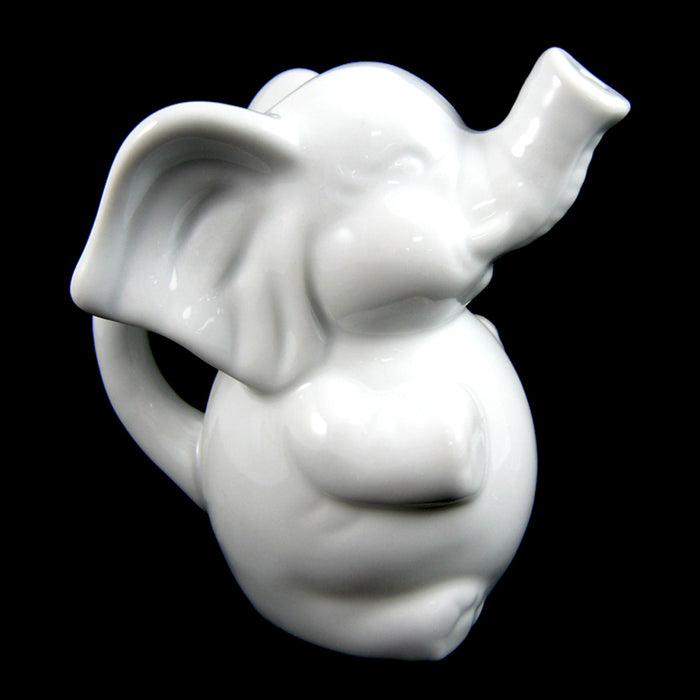 Ceramic Elephant Half Pint Creamer Milk Carton Cup Coffee Water Drink Pitcher !
