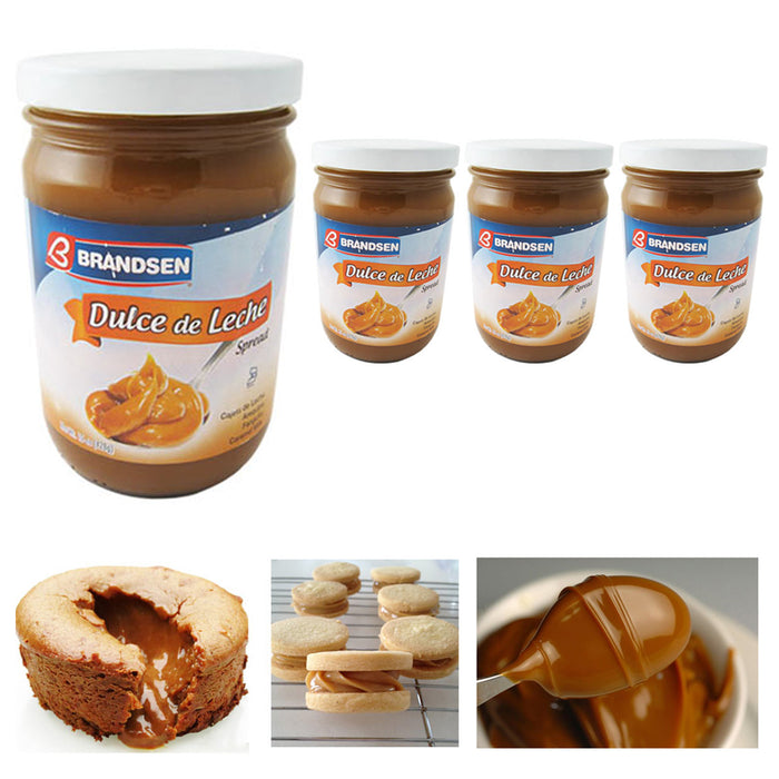 4 Jars Dulce De Leche Caramel Spread Special Recipe Argentina Milk Arequipe 60oz