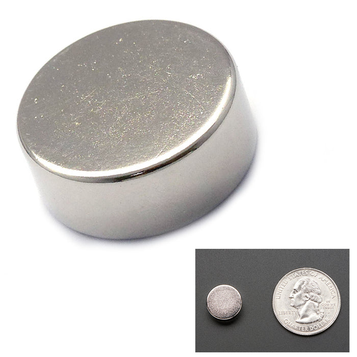 24 PCS Super Strong Disc Magnets 1/2" Diameter 8lb Strength Rare Earth Neodymium
