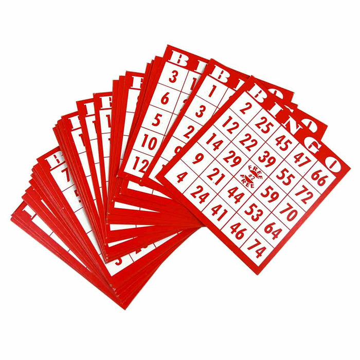 140 Bingo Game Cards Reusable Sheets Unique Numbers Fun Bingo Night Paper Board