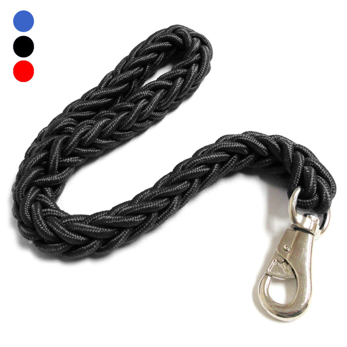 Dog Leash 2' Heavy Duty Strong Durable Thick Braided Rope Training Walking Lead