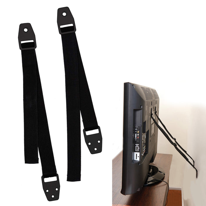 TV Furniture Anti Tip 2-Piece Straps Safety Furniture Baby Proofing Wall Anchors