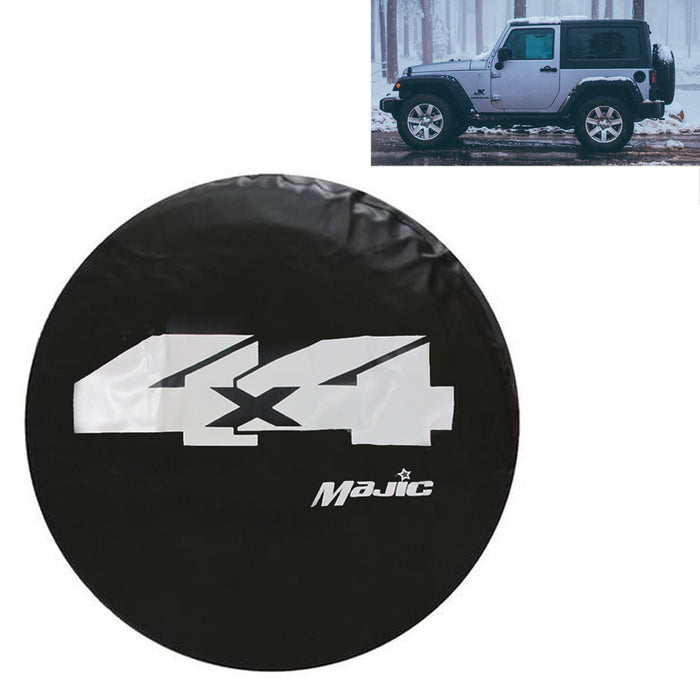 Spare Tire Cover Fit For Jeep Size 32.5" Wheel Tire Cover Protector Truck SUV