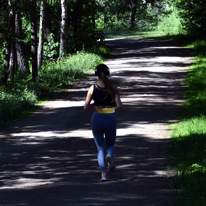 Running Belt Waist Fanny Pack Water Resistant Hiking Fitness Adjustable Pouch