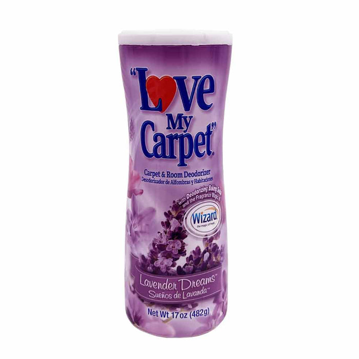 Love My Carpet 2 In 1 Carpet & Room Odor Eliminator Powder Freshener Lavender