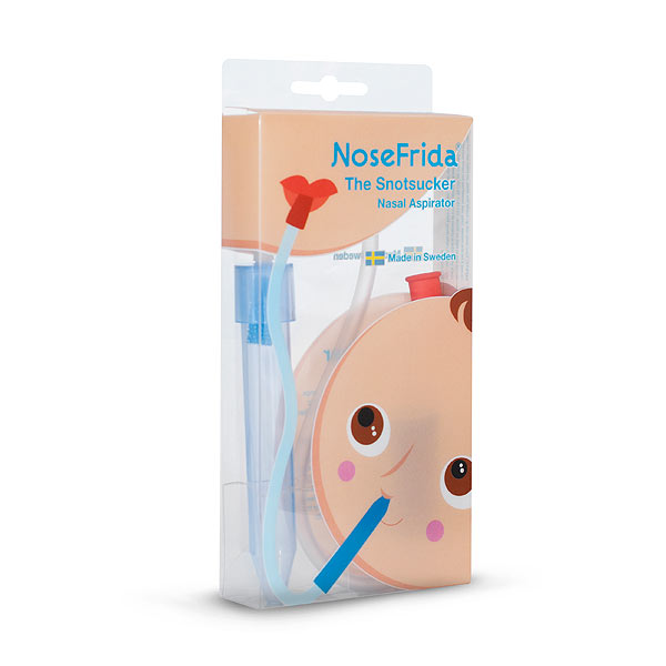 NoseFrida Nasal Aspirator Snotsucker Baby Infant Filter Nose Suction Clean Mucus