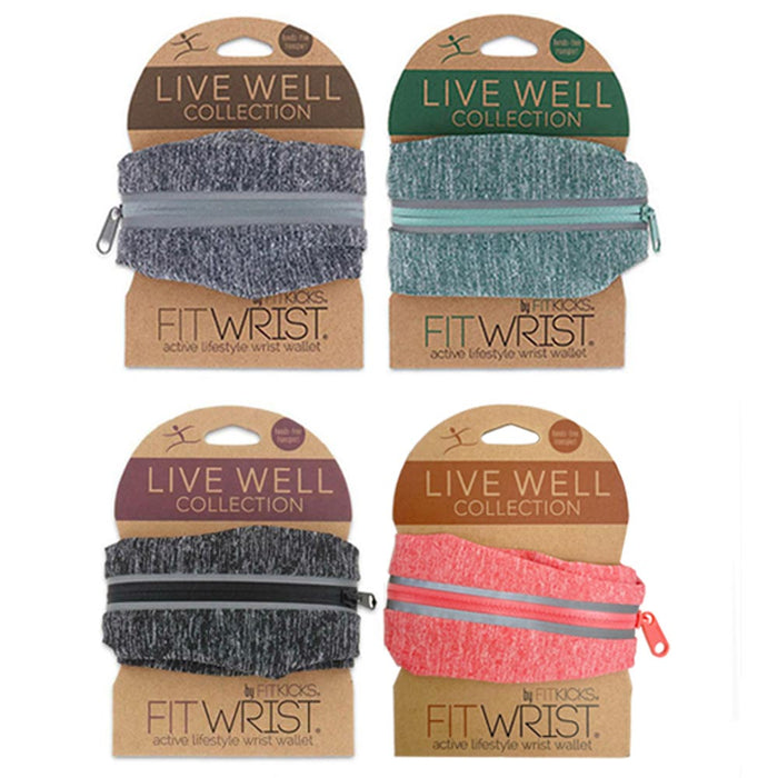 Fit Wrist Wallet Arm Pouch Running Band Money ID Card Zipper Travel Gym Sports