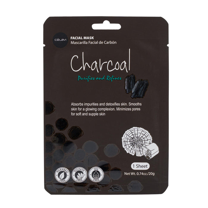 Facial Essence Activated Charcoal Mask Blackhead Remover Deep Cleaning Moisture