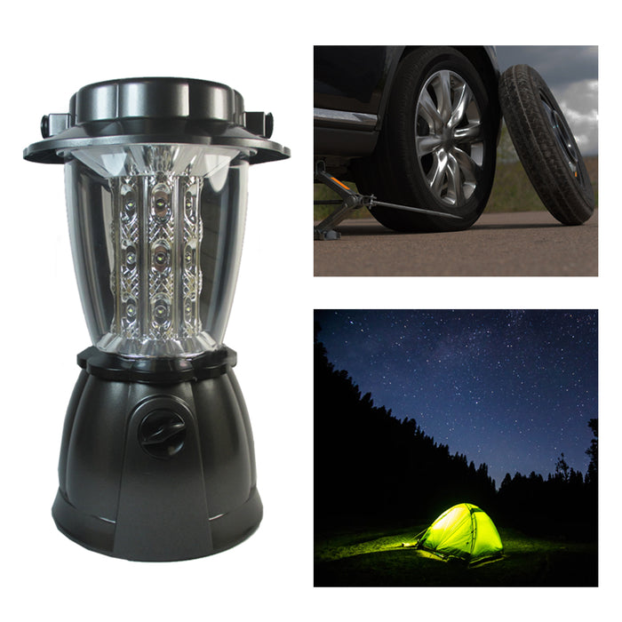 2 Pack Portable Outdoor 24 LED Camping Lantern Bright Tent Lamp Lamp Flashlight