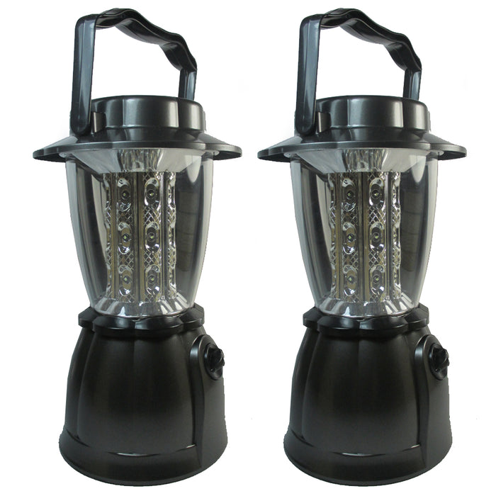 2 Pack Portable Outdoor 24 LED Camping Lantern Bright Tent Lamp Lamp Flashlight
