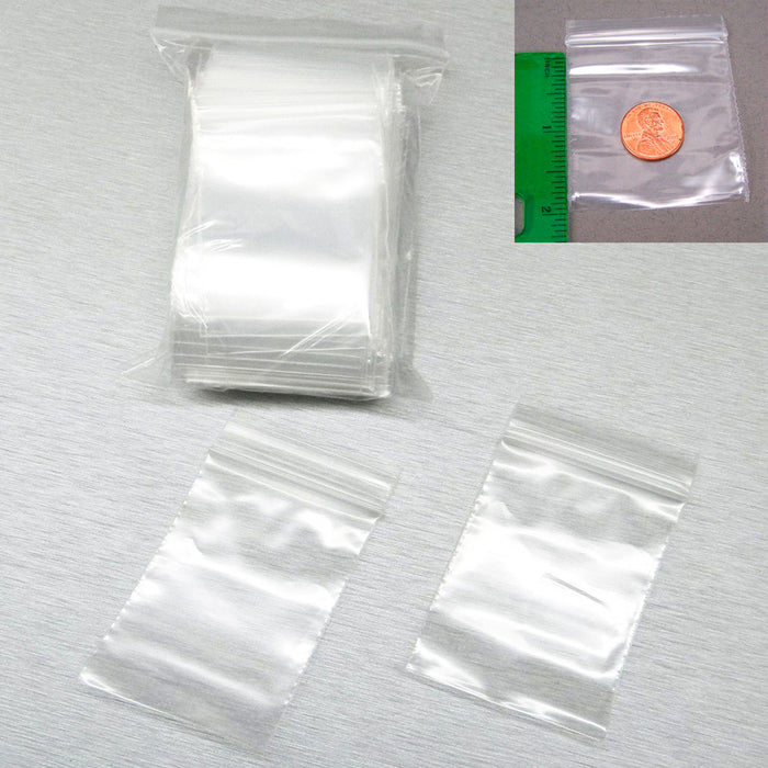 800 Clear Baggies Reclosable 2" x 2" Zipper Lock Plastic 2 Mil Poly Bags Jewelry