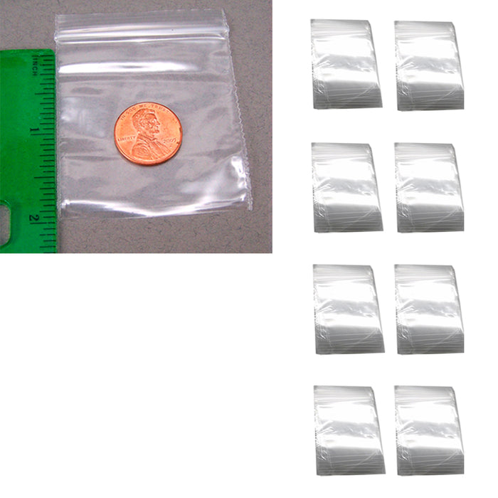 800 Clear Baggies Reclosable 2" x 2" Zipper Lock Plastic 2 Mil Poly Bags Jewelry