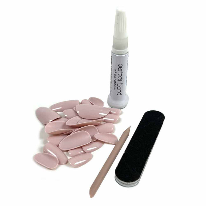 Artificial Nail Manicure Set Nail Glue Mini File Manicure Stick Gel Nails 31 PC