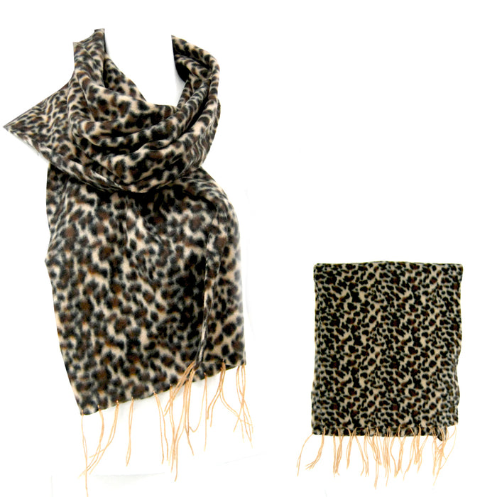 1 Womens Fashion Scarf Animal Print Shawl Wrap Soft Winter Warm Cheetah Pashmina